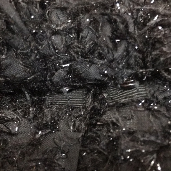 French Connection Bow Back Sparkly Party Prom Dress - Picture 8 of 8